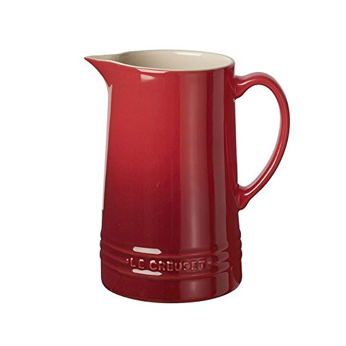 Le Creuset of America Pitcher, Cerise (Cherry Red)