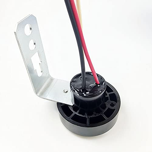 WEITUO ANSI C136.10 NEMA Receptacle Twist Lock photocell Base photocontrol Socket with Sealing sealant at Bottom of Socket and Bracket for Outdoor Lighting, Black, OPT301