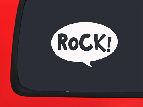 Car Sticker Rock! Schist Geologist Gneiss Metamorphic Formation Job Science Car Window Decal Sticker White 7 Inch