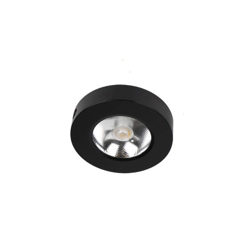 AIKUZ Ultra-Thin Surface Mounted Small Spotlight LED Ceiling Light Ceiling Downlight Simple Mini Spotlight Ceiling Lamp Ultra Slim (Color : Black)