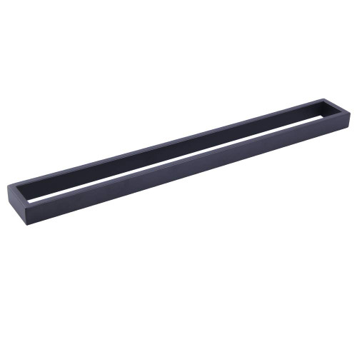 kimzcn 24-Inch Matte Black Bath Hand Towel Bar SUS 304 Stainless Steel Square Towel Rack Holder for Bathroom Wall Mount kimzcn 24-Inch Matte Black Bath Hand Towel Bar SUS 304 Stainless Steel Square Towel Rack Holder for Bathroom Wall Mount