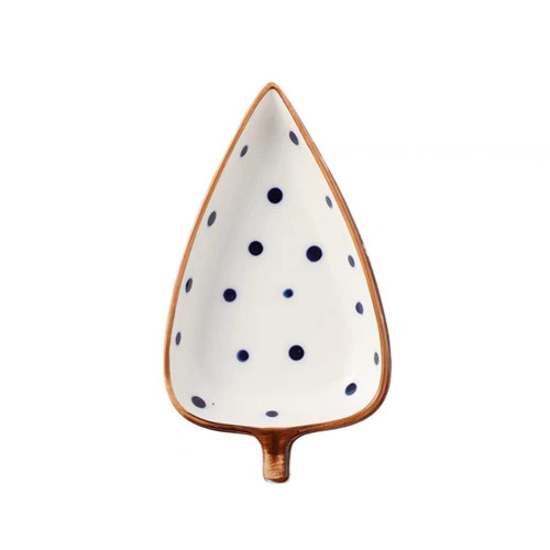 PONNYC Cute Bowls Snack Dish Tray & Dip Bowls Creative Polka Dot Pattern Snack Plate Modern Fruit Plate Snack Fruit Dried Fruit Dessert Dessert Cookie Plate Appetizer Plate Small Bowls