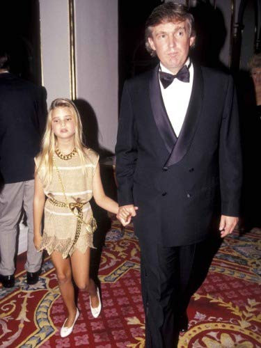 ConversationPrints YOUNG DONALD IVANKA TRUMP GLOSSY POSTER PICTURE PHOTO BANNER president old