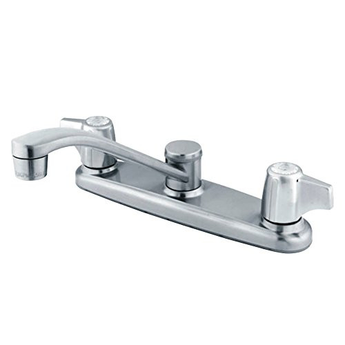 Kingston Brass GKB261 Magellan Twin Canopy Handles 8-inch Kitchen Faucet without Sprayer, Chrome Kingston Brass GKB261 Magellan Twin Canopy Handles 8-inch Kitchen Faucet without Sprayer, Chrome