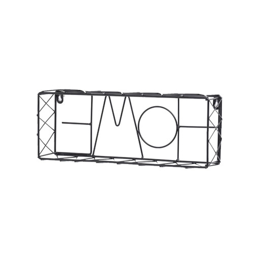 Cabilock Wall Mounted Shelves Wall Storage Shelves for Storage Jewelry Hooks Metal Storage Shelf Wall Mounted Storage Rack Iron Storage Rack