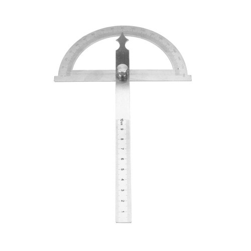 Stainless Steel Protractor, 0-180 Degree Angle Protractor 15cm Digital Inclinometer Goniometer Angle Finder Gauge Ruler (120X150mm)