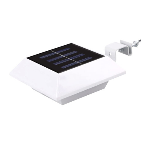 Housoutil 2pcs Step Lights Outdoor LED Outdoor Wall Lights Outdoor Wall Lamp Fence Post Light Solar Stair Light Soalr Security Light Solar Power Wall Light Corridor Light LED