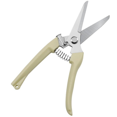 Stainless Steel Pruning Shears Branch Scissors Picking Fruit Flower Tree Shears Grafting Garden Tool (Color : Straight Tsui)