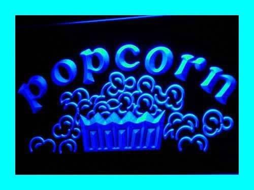 Popcorn Shop Snack Cafe Lure LED Sign Neon Light Sign Display i135-b(c)