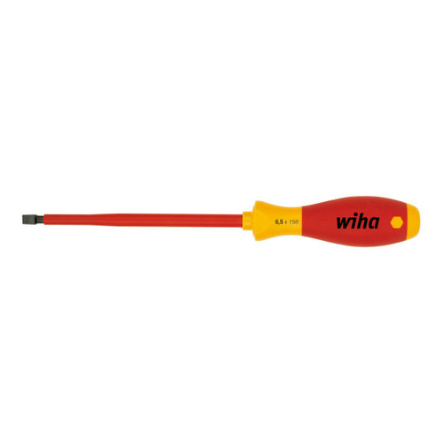 Wiha 5.5 x 125mm VDE Soft Finish Slotted Screwdriver