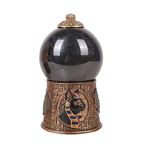 Pacific Giftware Egyptian Cat Goddess Bastet Sound Activated Sand Storm Water Globe, 7 1/4 Inch Tall Resin Home Decor