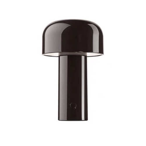 liuwei Desk Lamp for Portable Touch Dimming,USB Rechargeable Led Night Light Modern Mushroom Table Lamp for Living Room bar Bedroom Bedside Study Home Office,Black