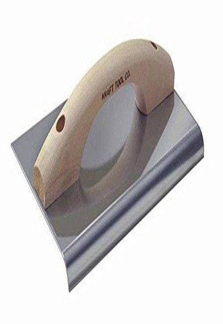 Kraft Tool CF901PF Stainless Steel Hand Edger 3/8-Inch Radius with Float Handle with ProForm Handle, 10 x 6-Inch