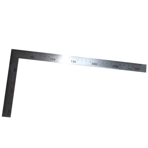 Heyiarbeit Right Angle Ruler, Framing Square Ruler, 150 x 300mm Stainless Steel, L Shape Ruler, Framing Ruler, Try Square Ruler Tools for Carpenter Engineer 1pcs