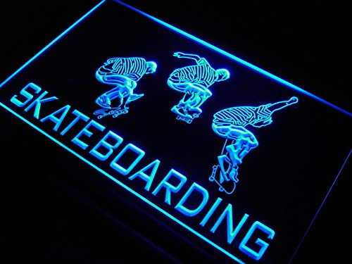 ADVPRO s216-b Skateboarding Jump Sport Skate Neon Light Sign