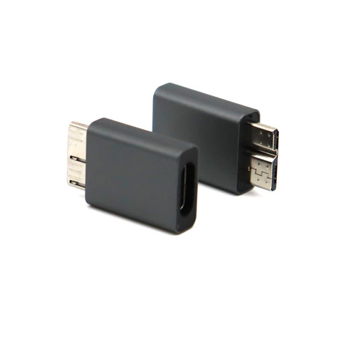 LOKEKE USB 3.1 Type C to Micro B USB 3.0 Adapter, USB 3.1 C Female to USB 3.0 Micro B Male Adapter Converter for Hard Drive Laptop Phone Camera