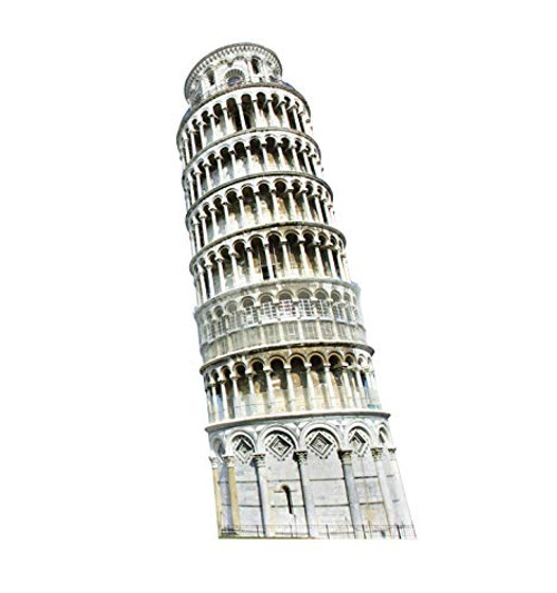 Advanced Graphics Leaning Tower of Pisa Life Size Cardboard Cutout Standup - Italy Party Theme