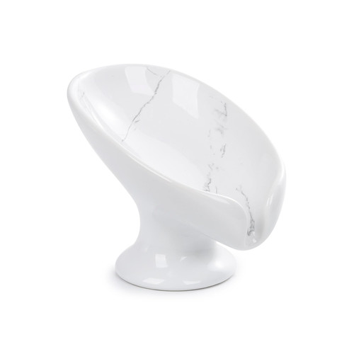 Soap Dish, Marble Soap Holder Self Draining Leaf Shape Soap Dishes, Ceramic Draining Soap Dish for Bathroom Shower, Easy to Clean Keeps Soap Dry, ANTIS'S HOME Soap Dish, Marble Soap Holder Self Draining Leaf Shape Soap Dishes, Ceramic Draining Soap Dish for Bathroom Shower, Easy to Clean Keeps Soap Dry, ANTIS'S HOME