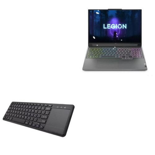 BoxWave Keyboard Compatible with Lenovo Legion Slim 5i (RTX 4060) - MediaOne Keyboard with TouchPad, USB Fullsize Keyboard PC Wireless TrackPad for Lenovo Legion Slim 5i (RTX 4060) - Jet Black BoxWave Keyboard Compatible with Lenovo Legion Slim 5i (RTX 4060) - MediaOne Keyboard with TouchPad, USB Fullsize Keyboard PC Wireless TrackPad for Lenovo Legion Slim 5i (RTX 4060) - Jet Black