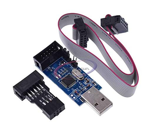 10 Pin to Standard 6 Pin Adapter Board + USBASP USBISP AVR Programmer USB ATMEGA8 ATMEGA128 ATtiny/CAN/PWM for Arduino