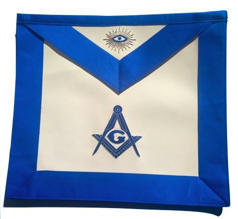 Equinox MR Delux Master Mason Royal Blue Satin Blue Lodge Apron MA-101-S