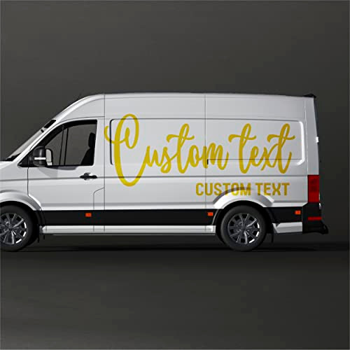 Design Your Own Custom Vinyl Stickers and Decals with Personalized Text and Font Options for Cars, Windows, and More