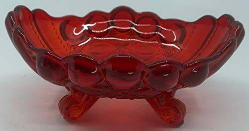 Jam/Nut Dish - Eyewinker - Mosser USA (Red)