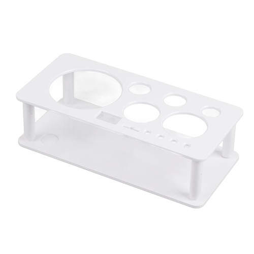 Bartender Kit Stand - Space Saving Organize Storage Plastic Bartending Tool Holder for Bar Home - Bar Tool Stand with Bartender Set - Convenient Bar Accessories(L)