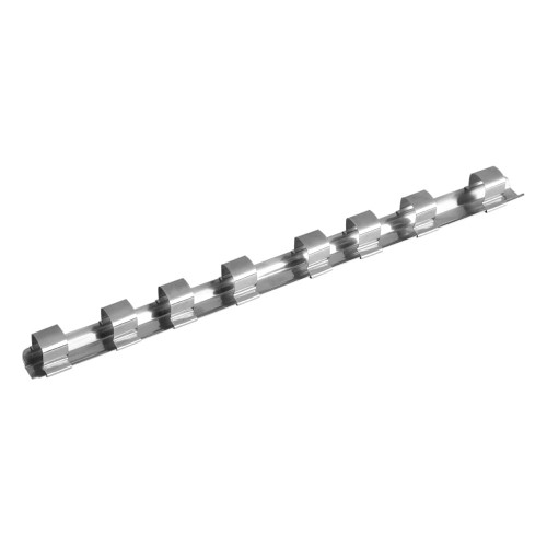 Aluminum Socket Organizer, 8pcs Socket Organizer Tray, Carbon Steel Socket Rack, Storage Divider Rail Tray Holder,Shelf Stand Tool Organizer,1/4in, 3/8in,1/2in Drive Socket Tray(1/2"), Carbon Ste