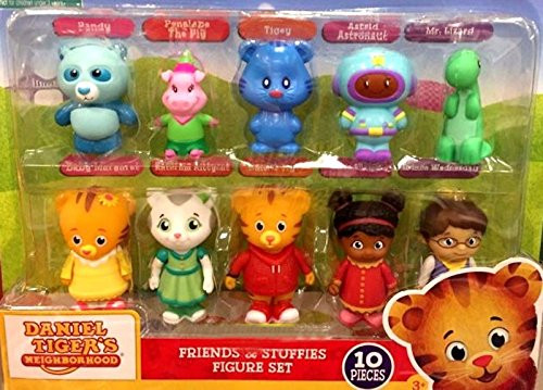 Daniel Tiger's Neighborhood - Friends & Stuffies exclusive figure set 10 piece