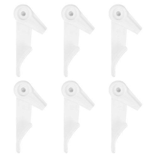 SEWACC 50 Sets LED Strip Light Mounting Brackets Plastic Ceiling Light Fixed Clips Light Mounting Brackets Holder for Lamp Socket Light Fixture