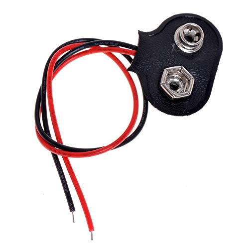 EX ELECTRONIX EXPRESS 9v Battery Snap T-Type with Wire Leads