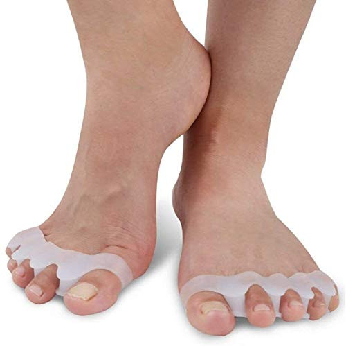 HAOKTSB for Toe Straighteners,for Silicone Foot Gel Protector for Toe Separators Straightener for Spreader Correctors Thumb Valgus Corrector