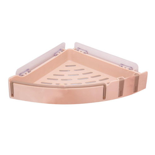 DOITOOL Storage Shelves Plastic Wall Mounted Shelves for Storage Wall Hung Shelves Bathroom Corner Shelf Tile Shower Shelf Coner Shower Caddy Punch Free Corner Shelf Corner Floating Shelf