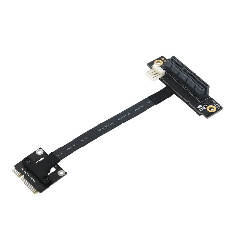 Mini PCIe to PCI-E 4X Adapter Cable 270 Degree (Mini PCIe to PCI-E 4X)