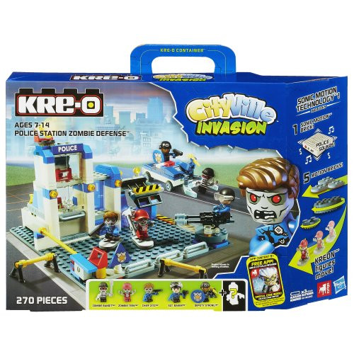 KRE-O CityVille Invasion Police Station Zombie Defense Set (A3250)