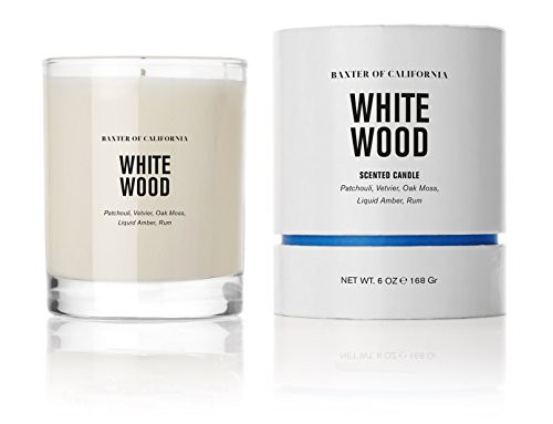 Baxter of California Candle, White Wood, 6 oz.