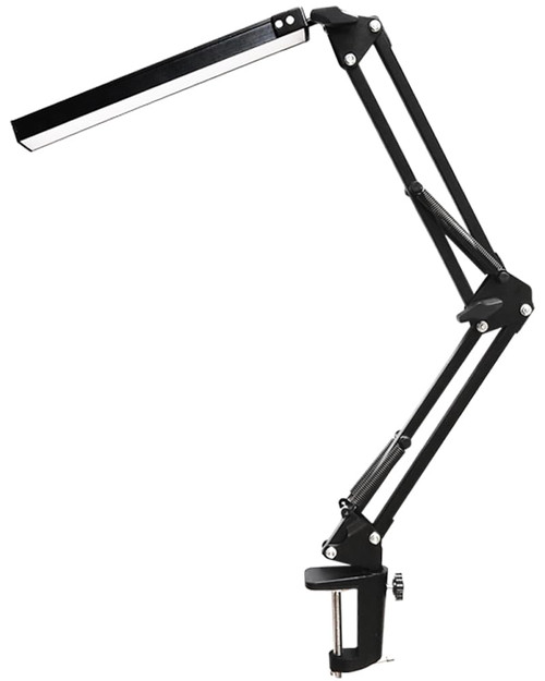 PSIVEN LED Architect Lamp, Metal Swing Arm Desk Light with Clamp, Eye Care Table Lamp/Task lamp (3 Color Modes, 10-Level Dimmer, Memory Function) Highly Adjustable Office, Craft, Workbench Light