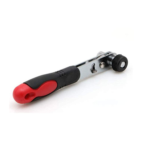 Mini Rapid Ratchet Wrench 1/4'' Screwdriver Rod Quick Socket Wrench Tools Red