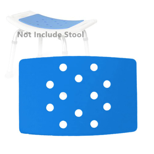 Elderly Shower Chair Seat Mat, Bath Bench Non-Slip Cushion EVA Foam Pad with Adhesive for Handicap, Disabled (Not Include Stool) Elderly Shower Chair Seat Mat, Bath Bench Non-Slip Cushion EVA Foam Pad with Adhesive for Handicap, Disabled (Not Include Stool)