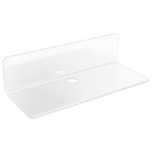 DECHOUS Shelf Wall Mount Bookshelf Small Shelf Bracket Wall Floating Shelves Kitchen Organizer Shelf Transparent Floating Shelves Book Display Shelves Living Room Accessory Wall Shelf