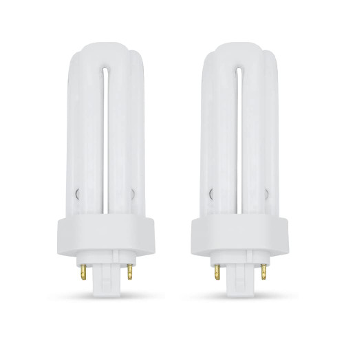 Technical Precision 18W Triple Tube CFL Bulb Replacement for Damar Cfm18w/gx24q-2/841/eco T4 Triple Tube Compact Fluorescent Light Bulb - GX24Q-2 Base - 4100K Cool White - 2 Pack