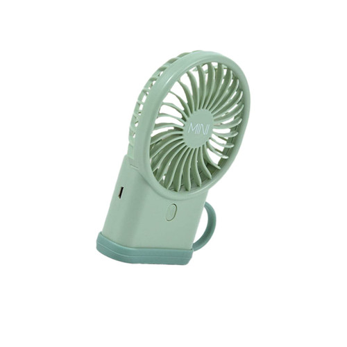 Hand Held Fans 1pc Mini Rechargeable Fan Mini Handheld Fan Handheld Fans Desktop Fan USB Rechargeable Fan Small Fan Light Green Ultra Light Desk Fan Handheld Fan
