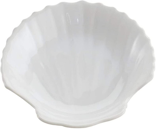 HIC Harold Import Co. White Porcelain 5.5 Inch Shell Dish, Set of 6 HIC Harold Import Co. White Porcelain 5.5 Inch Shell Dish, Set of 6