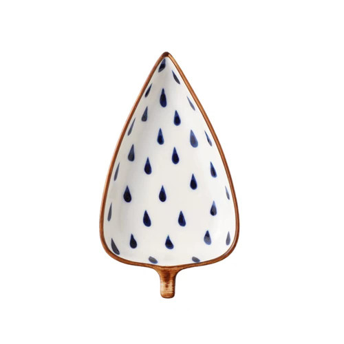 Snack Dish Tray & Dip Bowls Creative Raindrop Pattern Snack Plate Modern Fruit Plate Snack Fruit Dried Fruit Dessert Dessert Cookie Plate Appetizer Plate Small Bowls