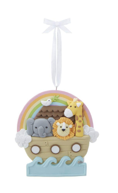 Ganz Noah's Ark New Baby Keepsake Ornament Ganz Noah's Ark New Baby Keepsake Ornament