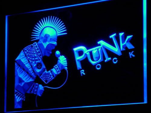 Punk Rock n Roll Music LED Sign Neon Light Sign Display i798-b(c)