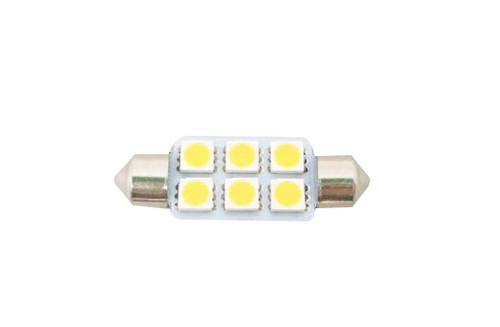 Pactrade Marine LED Bulbs Festoon Type 12VDC 90LM Warm White 1 1/2 X 9/16 10PCS