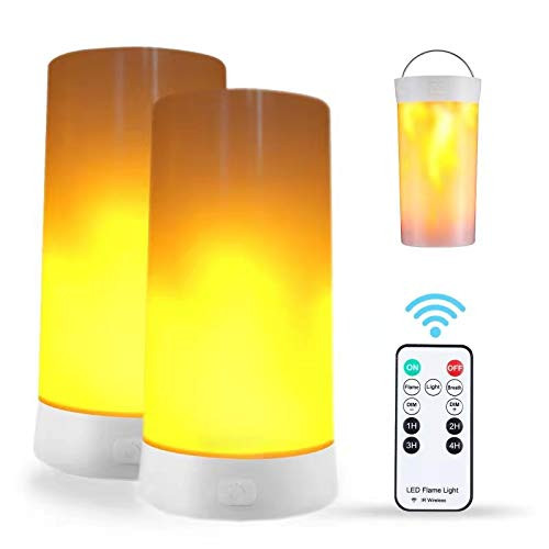 2PCS LED Flame Light, USB Rechargeable Flame Effect Light, Flame Lamp with Remote & Timer, Waterproof Dimmable Flameless Candles Light for Home Party Garden Camping Halloween Christmas Decoration 2PCS LED Flame Light, USB Rechargeable Flame Effect Light, Flame Lamp with Remote & Timer, Waterproof Dimmable Flameless Candles Light for Home Party Garden Camping Halloween Christmas Decoration