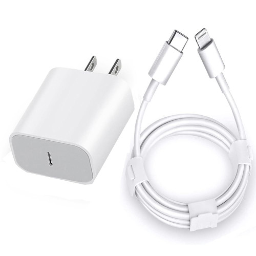 iPhone 14 13 12 Fast Charger[ Apple MFI Certified] 20W PD Apple USB c Charger Block with 6ft USB C to Lightning Cable Fast Charging for iPhone 14/13/13 Pro/12/12 Pro/12 Pro Max/11/Xs Max/XR/X